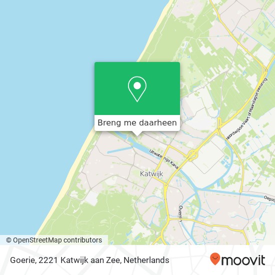 Goerie, 2221 Katwijk aan Zee kaart