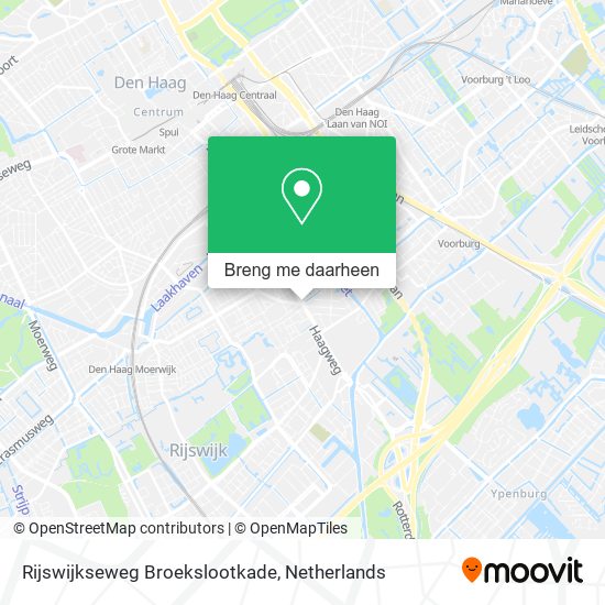 Rijswijkseweg Broekslootkade kaart