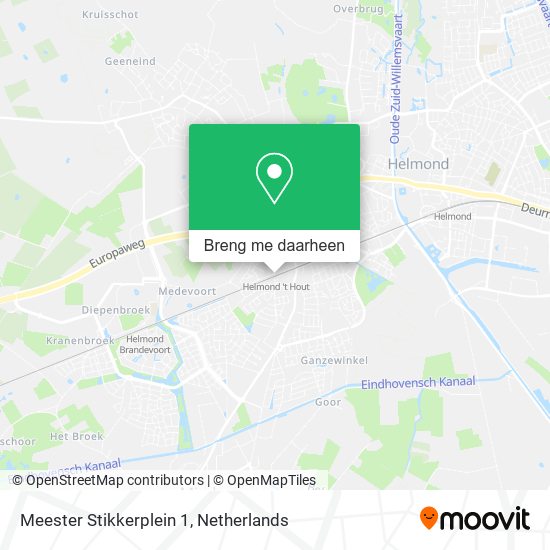 Meester Stikkerplein 1 kaart