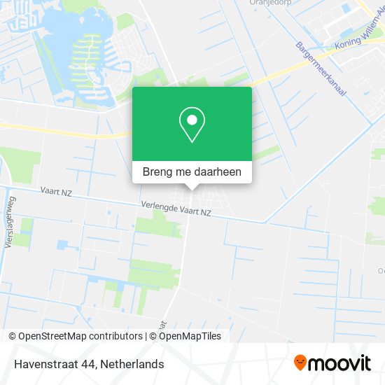 Havenstraat 44 kaart