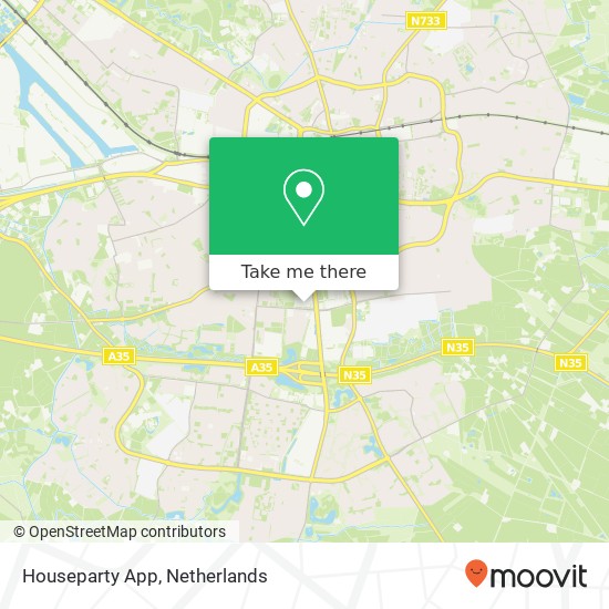 Houseparty App, Wethouder Beversstraat 165 kaart