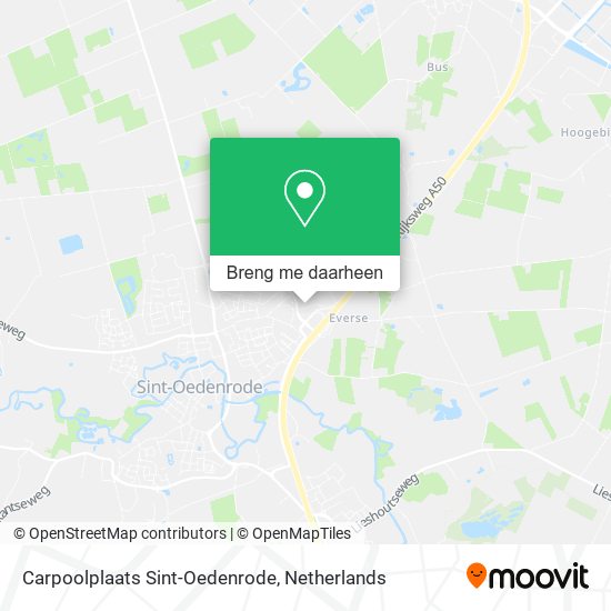 Carpoolplaats Sint-Oedenrode kaart