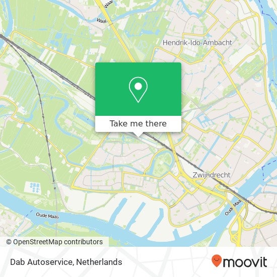 Dab Autoservice, Molenvliet 31 kaart