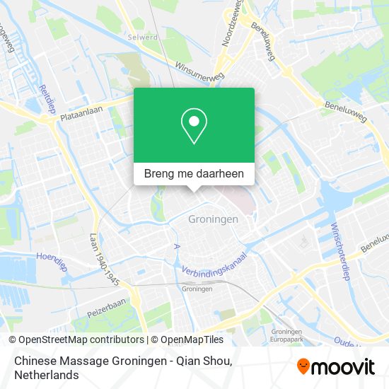 Chinese Massage Groningen - Qian Shou kaart