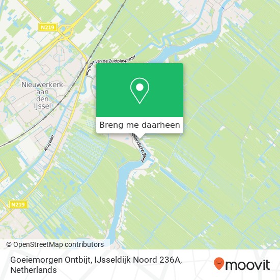 Goeiemorgen Ontbijt, IJsseldijk Noord 236A kaart