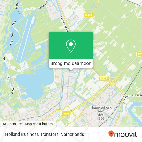 Holland Business Transfers kaart