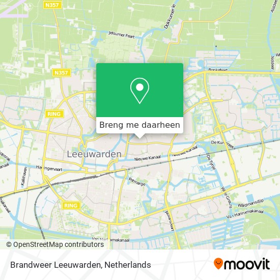 Brandweer Leeuwarden kaart