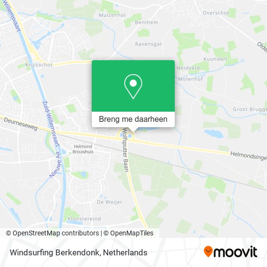 Windsurfing Berkendonk kaart