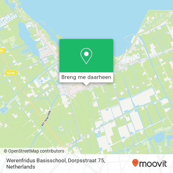 Werenfridus Basisschool, Dorpsstraat 75 kaart