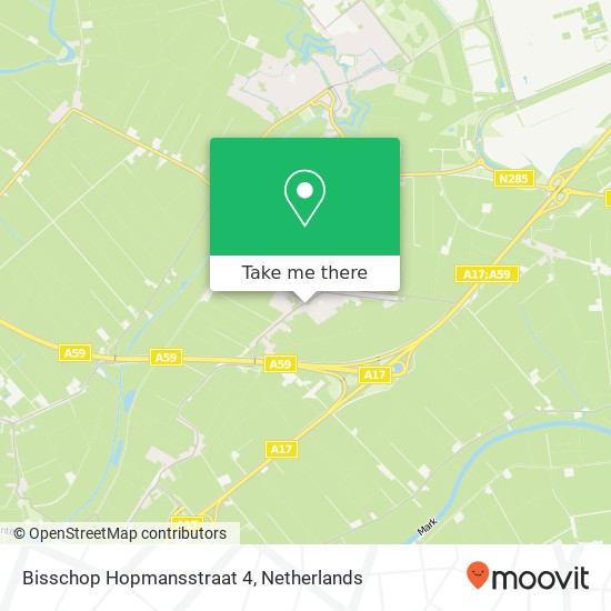 Bisschop Hopmansstraat 4, 4759 BE Standdaarbuiten kaart