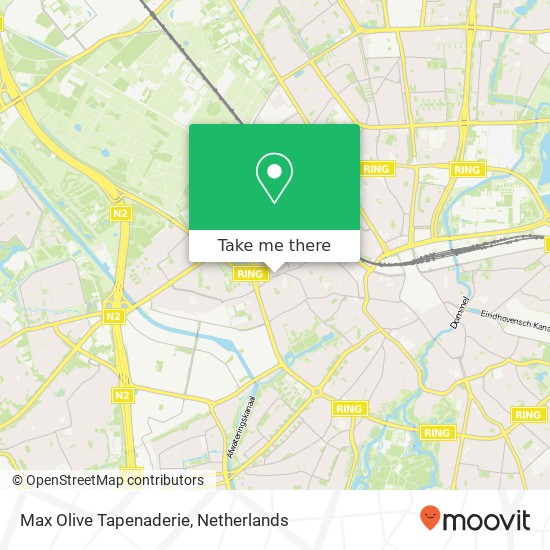 Max Olive Tapenaderie, Strijpsestraat kaart