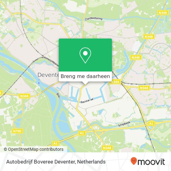 Autobedrijf Boveree Deventer kaart