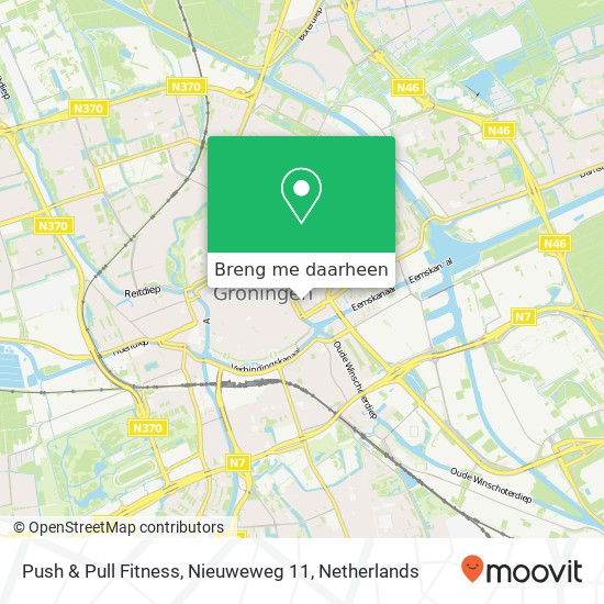 Push & Pull Fitness, Nieuweweg 11 kaart