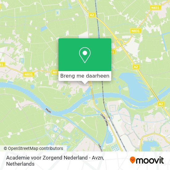 Academie voor Zorgend Nederland - Avzn kaart