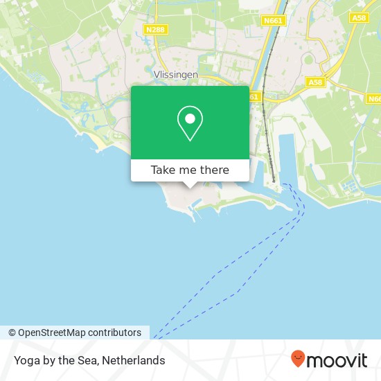 Yoga by the Sea, Sint Jacobsstraat 8 kaart