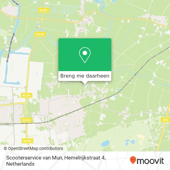 Scooterservice van Mun, Hemelrijkstraat 4 kaart