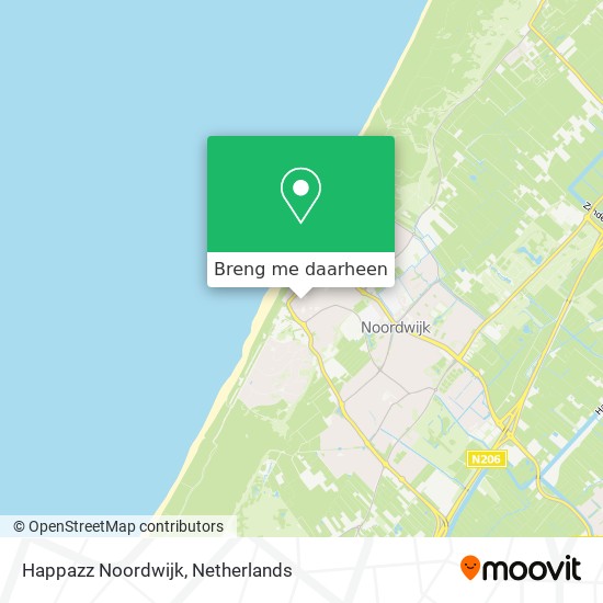 Happazz Noordwijk kaart