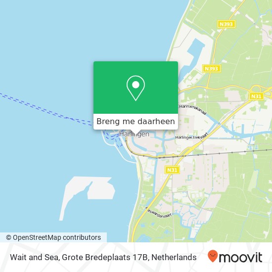 Wait and Sea, Grote Bredeplaats 17B kaart