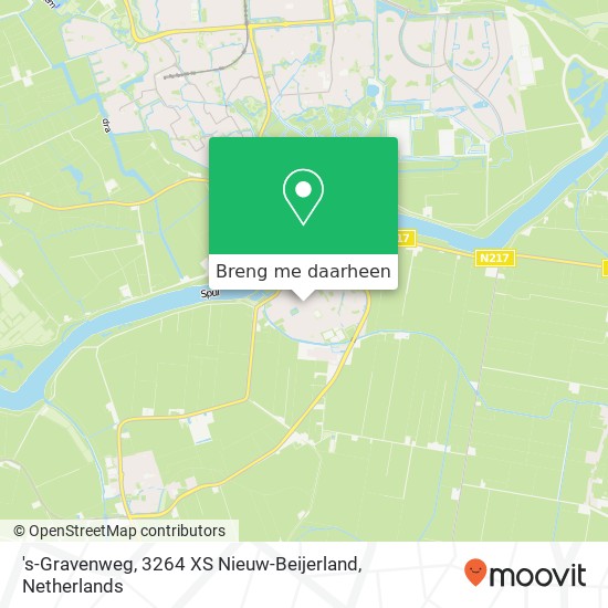 's-Gravenweg, 3264 XS Nieuw-Beijerland kaart