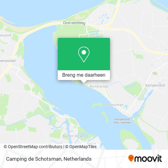 Camping de Schotsman kaart