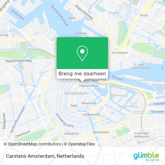 Carstens Amsterdam kaart