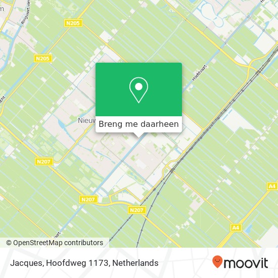 Jacques, Hoofdweg 1173 kaart