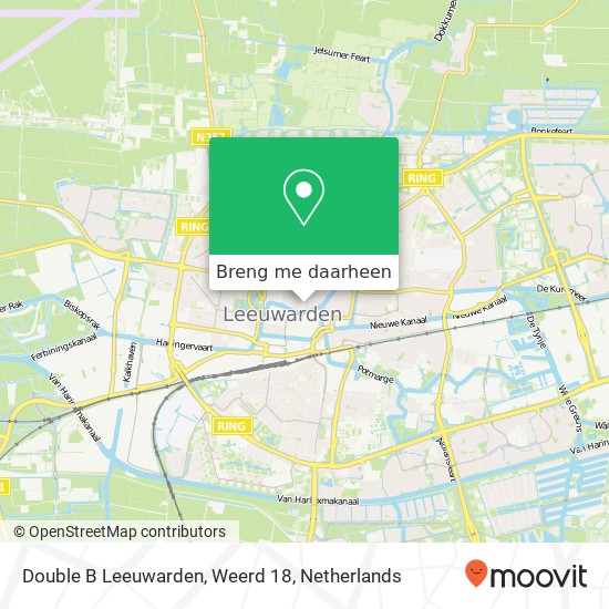 Double B Leeuwarden, Weerd 18 kaart