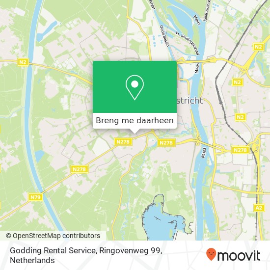 Godding Rental Service, Ringovenweg 99 kaart