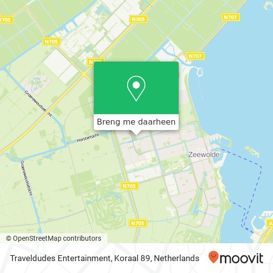 Traveldudes Entertainment, Koraal 89 kaart