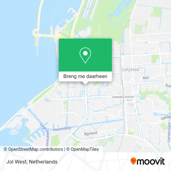 Jol West kaart