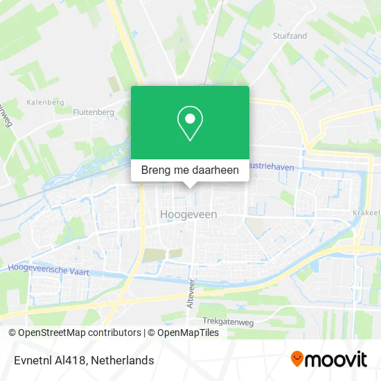 Evnetnl Al418 kaart