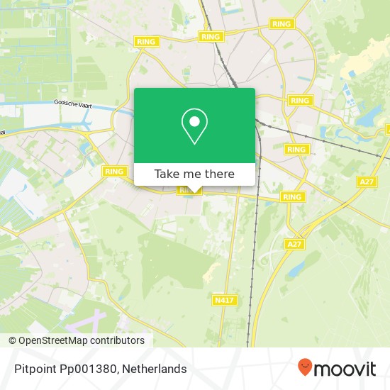 Pitpoint Pp001380 kaart