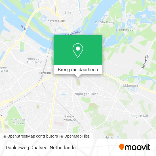 Daalseweg Daalsed kaart