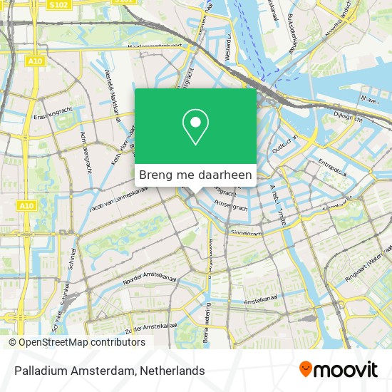 Palladium Amsterdam kaart
