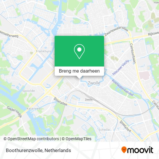 Boothurenzwolle kaart