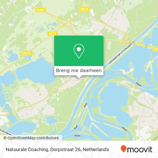 Natuurale Coaching, Dorpstraat 26 kaart