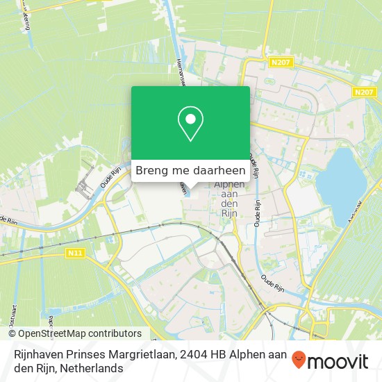 Rijnhaven Prinses Margrietlaan, 2404 HB Alphen aan den Rijn kaart