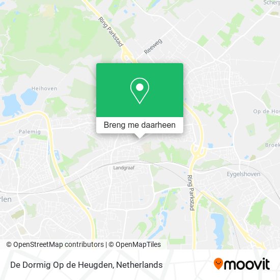 De Dormig Op de Heugden kaart