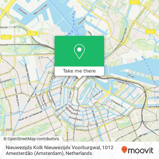 Nieuwezijds Kolk Nieuwezijds Voorburgwal, 1012 Amesterdão (Amsterdam) kaart