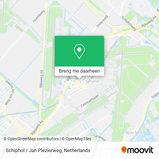 Schiphol / Jan Plezierweg kaart