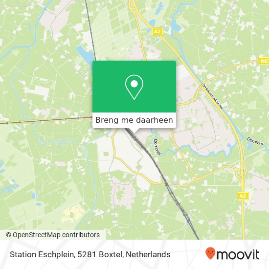 Station Eschplein, 5281 Boxtel kaart