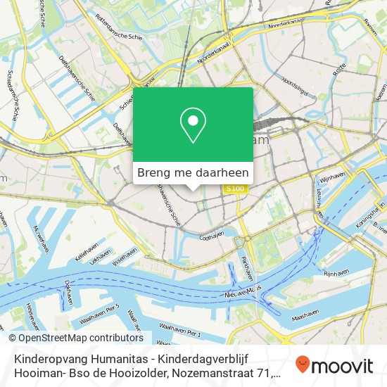 Kinderopvang Humanitas - Kinderdagverblijf Hooiman- Bso de Hooizolder, Nozemanstraat 71 kaart