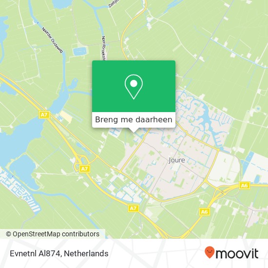 Evnetnl Al874 kaart