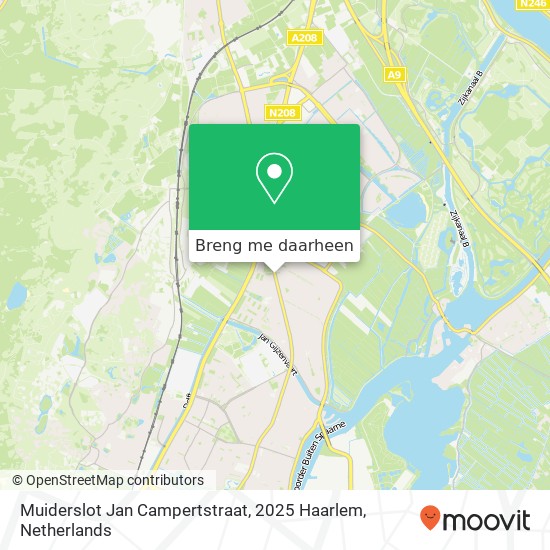 Muiderslot Jan Campertstraat, 2025 Haarlem kaart