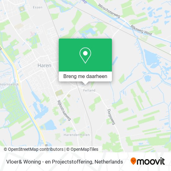 Vloer& Woning - en Projectstoffering kaart