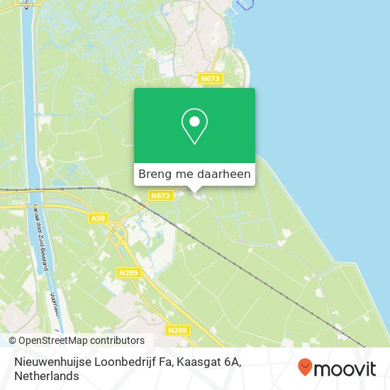 Nieuwenhuijse Loonbedrijf Fa, Kaasgat 6A kaart