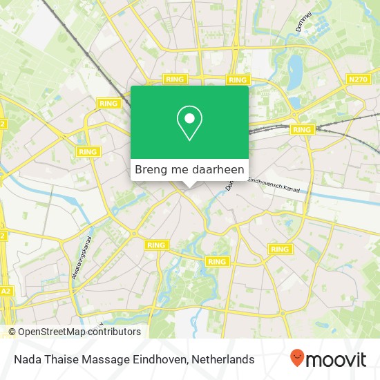 Nada Thaise Massage Eindhoven kaart