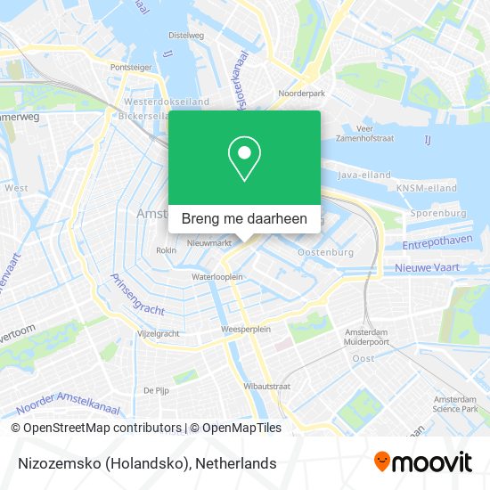 Nizozemsko (Holandsko) kaart