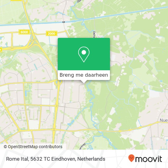 Rome Ital, 5632 TC Eindhoven kaart