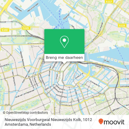 Nieuwezijds Voorburgwal Nieuwezijds Kolk, 1012 Amsterdama kaart